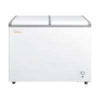 美的（Midea） BCD-220VM(E) 双温卧式冰柜 220升 蝶形推拉玻璃（单位：台）白色