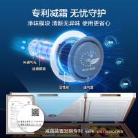 美的（Midea） BCD-202DKM(E) 双温卧式冰柜 202升 定频直冷一级（单位：台）白色
