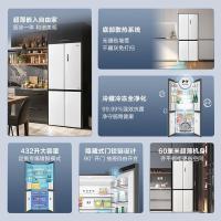 美的（Midea） BCD-432WUSGPZM(E) 十字对开门冰箱 432升 白色 (单位:台)