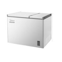 美的（Midea） BCD-210DKEM(E) 冰箱 卧式冷柜 顶开门 210L 直冷 (单位：台) 白色