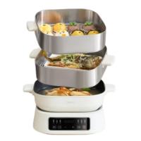 美的（Midea） ZGC282802 电蒸锅 1700W (单位: 个)本色 三挡火力+底锅分体+16.6L