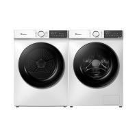 小天鹅（LittleSwan） 洗衣机+烘干机 洗烘套装 TG100V186W+135W 洗涤容量10kg 烘干容量10kg (单位:套) 白色