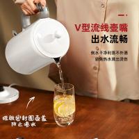 大宇（DAEWOO）EK01 复古电热水壶双层隔热保温304不锈钢大容量 1.5L 机械款(单位:台）白色
