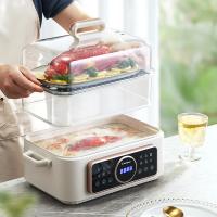 西屋（Westinghouse） 多功能家用电蒸锅 WZL525D 17L (单位:台) 米白+香槟金色
