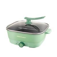 荣事达（Royalstar） HG36D 多功能电热锅 大容量旋钮式 5L 1360W 三挡调节 （单位：台） 绿色