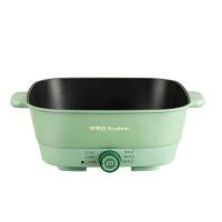 荣事达（Royalstar） HG36D 多功能电热锅 大容量旋钮式 5L 1360W 三挡调节 （单位：台） 绿色