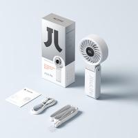 几素 LIFE7 手持风扇 5000mAh 5档可调速 折叠挂脖 续航19.5小时 （单位：台） 灰色