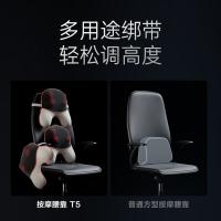 SKG T5 热敷功能坐垫靠枕全身按摩仪 按摩模式3种 （单位：套）灰色