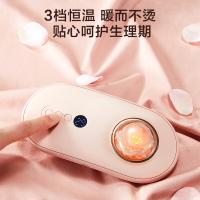京东京造 JZYB-F1永生花腰部按摩器暖宫腰带暖宫宝 大姨妈神器暖腹腰带腰部按摩仪腰肌劳损 195*95*43.5mm （单位：台）