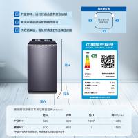 海尔（Haier） MS100-BZ568H 云溪波轮洗衣机 一级能效 10kg大容量（单位：台）灰色