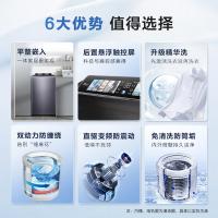 海尔（Haier） MS100-BZ568H 云溪波轮洗衣机 一级能效 10kg大容量（单位：台）灰色