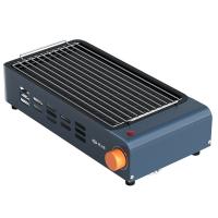 先锋（SINGFUN） DKJ-J01 多功能煎烤双区 电烤架 旋钮式 1600W 蓝橙撞色 (单位:台)
