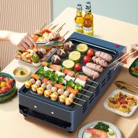 先锋（SINGFUN） DKJ-J01 多功能煎烤双区 电烤架 旋钮式 1600W 蓝橙撞色 (单位:台)