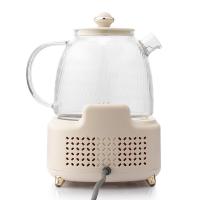 北欧欧慕（nathome）  NM-YS0609   液体加热器花茶养生壶1.2L（单位：个）白色