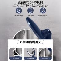 美的（Midea） 电热水壶 304不锈钢双层防烫 MK-HJ17X21 1.7L (单位:台) 深蓝色