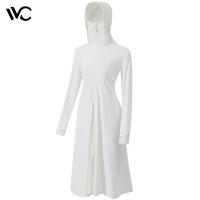 VVC 夏季长款专业防晒衣 VGA3S161 胸围103cm衣长114cm袖长64cm (单位:件) 冰川白