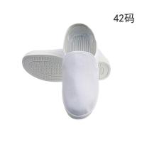百舸 PVC静电鞋 劳保鞋 42码（单位：双）白色