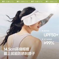 蕉下 TS550 女士贝壳防晒帽 帽围：55-58cm(单位：顶) 落樱粉