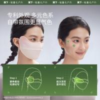 蕉下 AL33424 腮红护眼角防晒口罩 尺码F码 （单位：个） 雾林茵绿