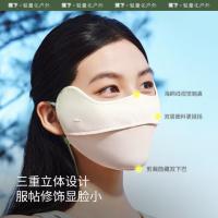 蕉下 AL33424 腮红护眼角防晒口罩 尺码F码 （单位：个） 雾林茵绿