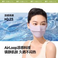 蕉下AS336 防晒透气口罩女防晒面罩防紫外线线脸基尼 均码 （单位：个）高山灰