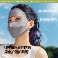 蕉下 AL204 轻薄无痕防晒面罩 全脸(单位：个) 蓝烟灰