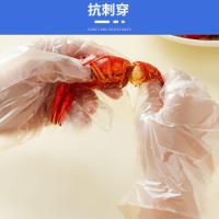 鸣固 加厚 手套 PE手套 透明（单位：袋）