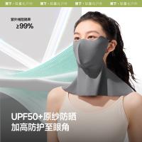 蕉下 AL219 防晒护颈面罩 尺码F（单位：个） 远山灰