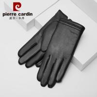 皮尔卡丹（Pierre Cardin）824291029B0901L 女士加绒山羊皮真皮触屏手套 170/185(L) (单位:副)黑色