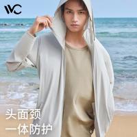 VVC 冰皮男士防晒衣 VBA3S168 XL码 (单位:件) 浅灰色