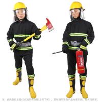 趣行02款消防作训服 消防安全演练防护服训练服战斗服上衣+裤子 XL（单位：套）
