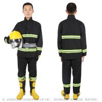 趣行02款消防作训服 消防安全演练防护服训练服战斗服上衣+裤子 XL（单位：套）