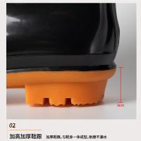 鸣固 中筒牛筋底 雨鞋/靴 41码 （单位:双） 黑色