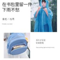 四万公里 SW7162 一次性雨衣 160cm 蓝色（单位：包）