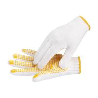 贸正（MAOZHENG） MZ-D240 棉线点塑黄点珠劳保手套 23cm*13cm (单位:组)