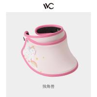 VVC 儿童防晒帽童趣版 VCM22024 帽围58.5cm帽绳50cm帽檐宽10.5cm帽墙16cm (单位:顶) 独角兽粉