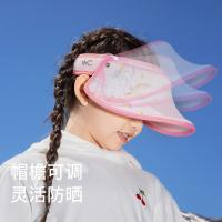 VVC 儿童防晒帽童趣版 VCM22024 帽围58.5cm帽绳50cm帽檐宽10.5cm帽墙16cm (单位:顶) 独角兽粉