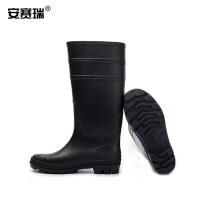 安赛瑞 高筒雨鞋 PVC塑胶 13818 46码 (单位:双) 黑色