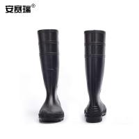 安赛瑞 高筒雨鞋 PVC塑胶 13818 46码 (单位:双) 黑色