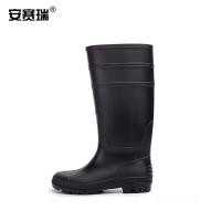 安赛瑞 高筒雨鞋 PVC塑胶 13818 46码 (单位:双) 黑色