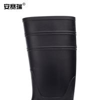 安赛瑞 高筒雨鞋 PVC塑胶 13812 40码 (单位:双) 黑色