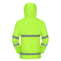谋福（CNMF） 8011 YGL01 反光分体雨衣 2XL 180（单位：套）荧光绿