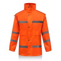谋福（CNMF） 8029 安全反光分体执勤雨衣雨裤服装套装 2XL-180（单位：套）