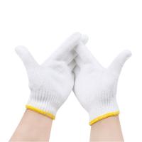 百舸 棉纱加厚 劳保手套 500G/12双 本白色（单位：套）