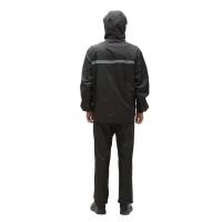 雨航（YUHANG） 050 分体式雨衣套装 L 黑色 (单位:套)