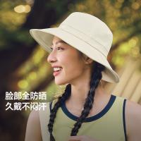 蕉下 AS713 女士透气渔夫防晒帽 遮阳帽 F均码 高岭白（单位：顶）