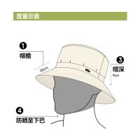 蕉下 AS713 防泼水户外女遮阳帽渔夫帽 F 均码 帽檐9.5cm 帽深9cm（单位：顶）高岭白