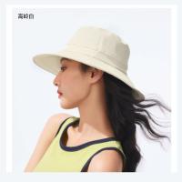 蕉下 AS713 防泼水户外女遮阳帽渔夫帽 F 均码 帽檐9.5cm 帽深9cm（单位：顶）高岭白
