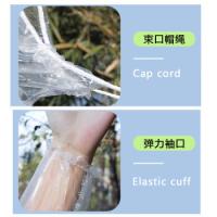 四万公里 SW9520 一次性雨衣 衣宽75cm，袖长68cm，衣长135cm，5个装 透明色（单位：个）