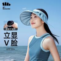 蕉下 纭际系列贝壳 女士户外防晒空顶帽 均码108g（单位：顶）青空蓝